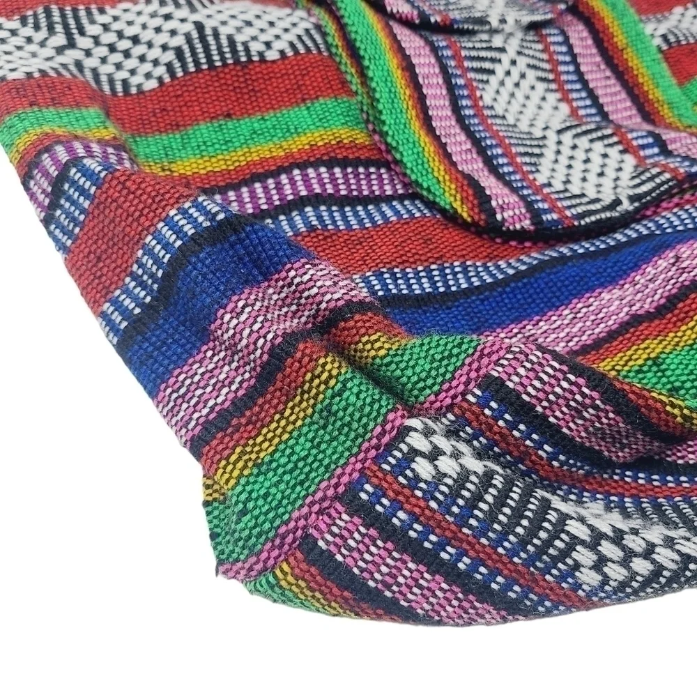 Unbranded | Multicolored Bohemian Baja Fabric Backpack or Bookbag (One Size)
